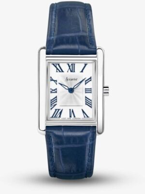 Accurist Rectangle Ladies Blue Watch 71002