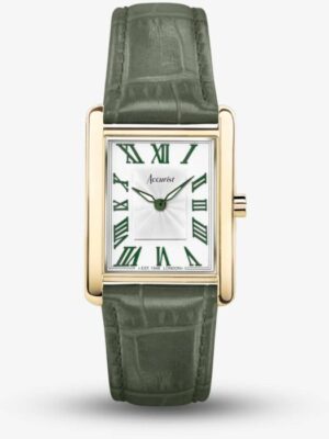 Accurist Rectangle Ladies Green Watch 71003