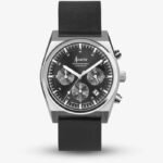 Accurist Origin Black Leather Chronograph Watch 70000