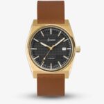 Accurist Origin Gold & Brown Watch 70010