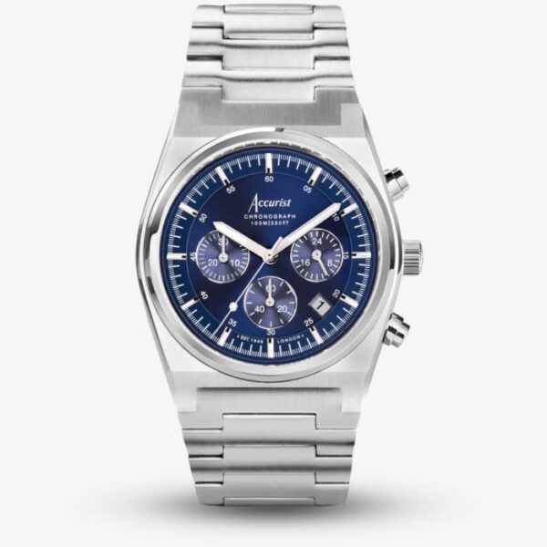 Accurist Origin Blue Dial Chronograph Watch 70001